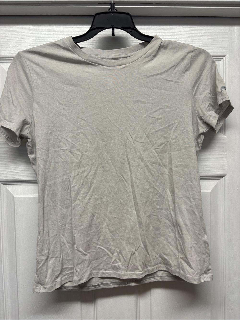 Fabletics Classic Lightweight Crewneck Women's T‑Shirt - Light Gray Medium